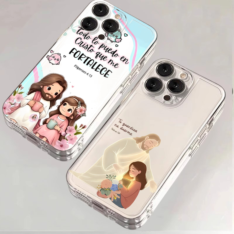 Xiaomi Redmi Note 14 - Cartoon Jesus Und Mich Bibel Vers