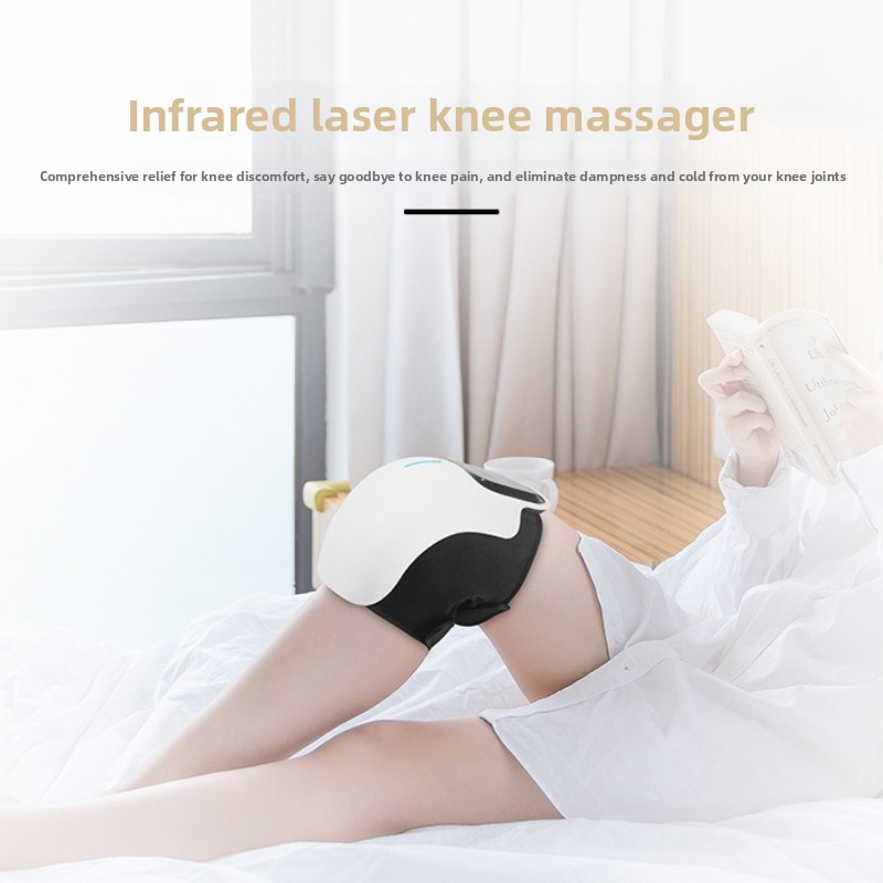 Smart Knee Wrap - Intelligentes Knie-Massagegerät mit Infrarotwärme, Vibrationstherapie-Wrap, Lange