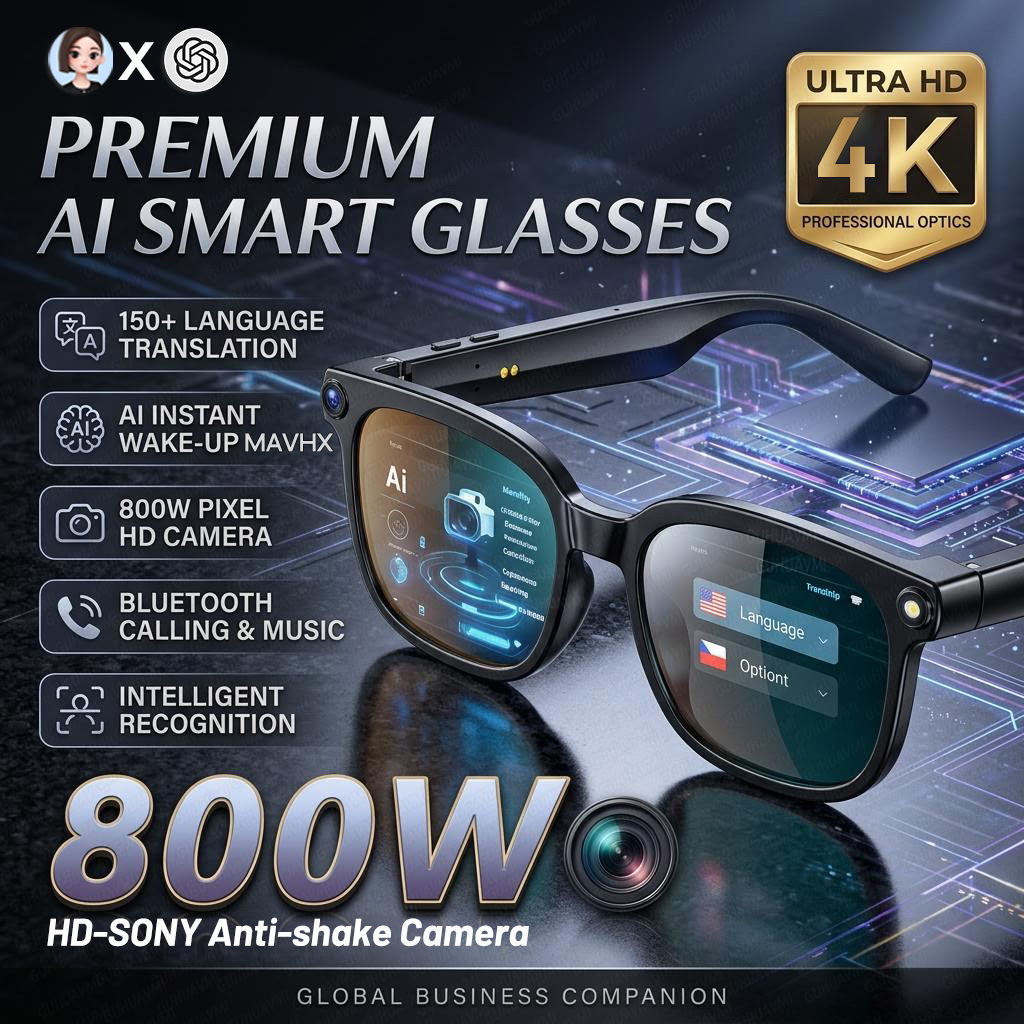 2026 4K 8MP Smart-Brille für H – Smart Glasses Lens Bewertung und Preis