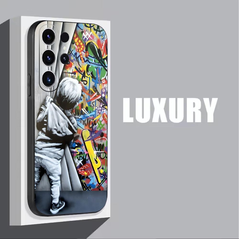 Banksy Graffiti Art Handyhülle – Samsung Galaxy S25 Bewertung und Preis