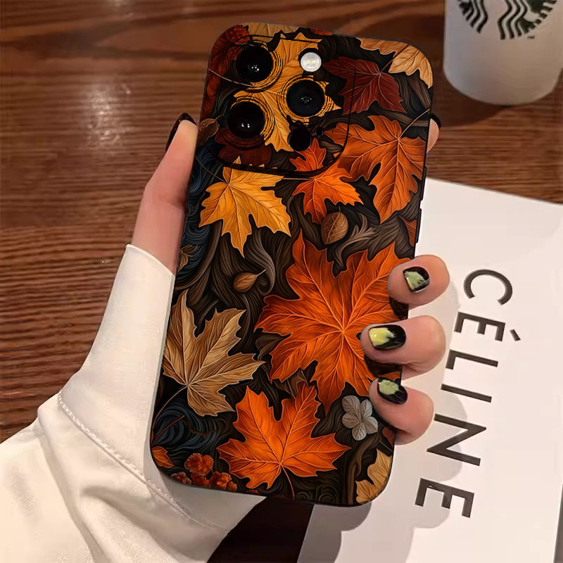 Herbst Ahorn Blätter Muster Te – Xiaomi Poco X6 Bewertung und Preis