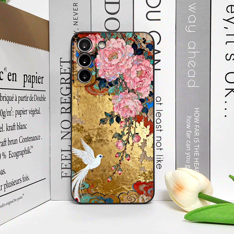 Retro Blumen Hibiskus Goldene  – Oppo Reno 12 Bewertung und Preis
