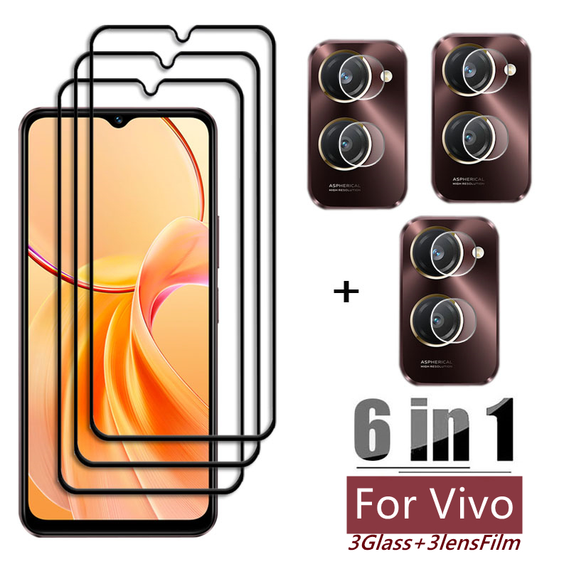 6in1 Glas Für Vivo Y28s Volle  – Vivo Y28 Bewertung und Preis