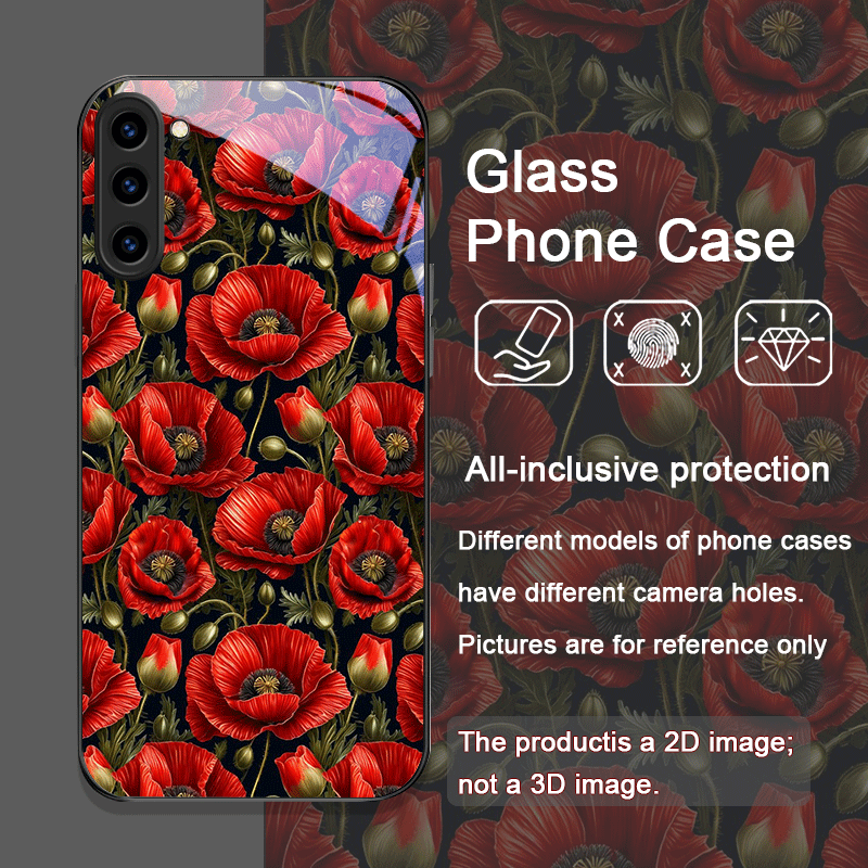 Retro Mohnblumen-Blütenmuster  – Samsung Galaxy S25 Bewertung und Preis