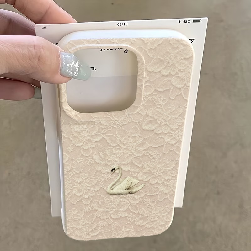 Spitzenmuster Schwan Lychee Te – Apple Iphone 15 Pro Max Bewertung und Preis