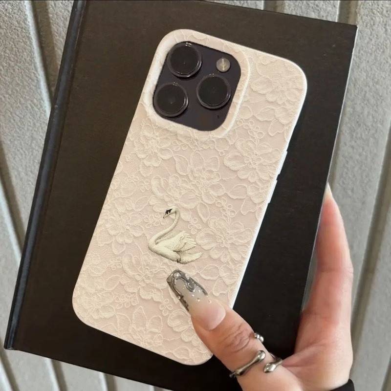 Spitzenmuster Schwan Lychee Te – Apple Iphone 15 Pro Max Bewertung und Preis